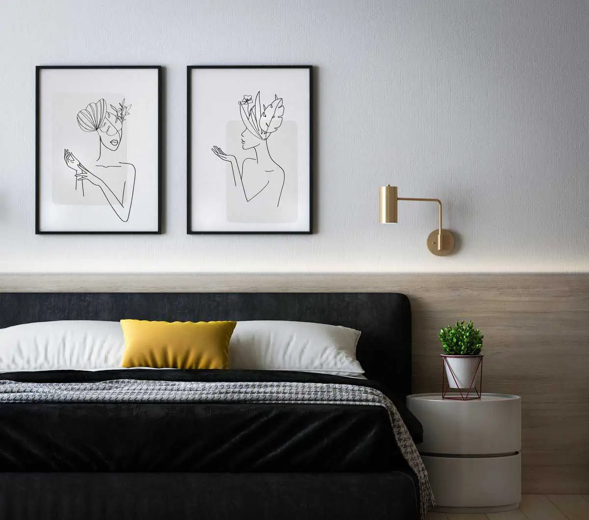 Modern Bedroom Design-artistic flair