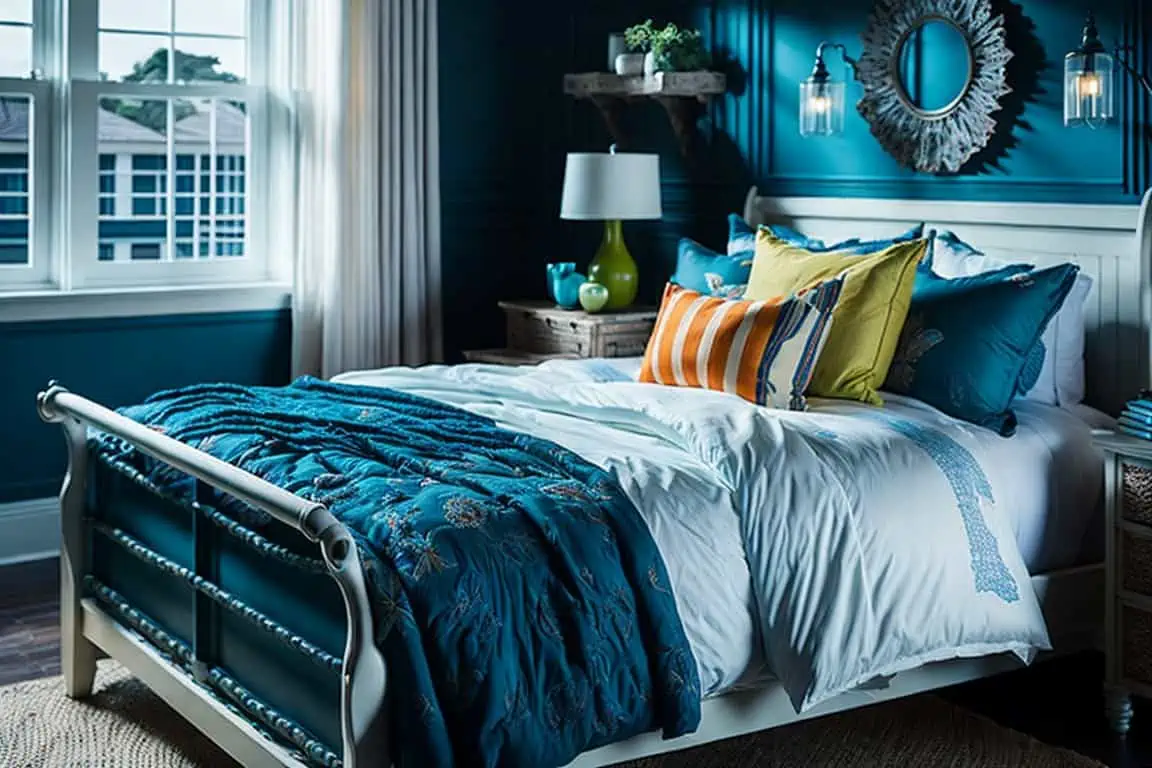 modern bedroom design-nautical theme