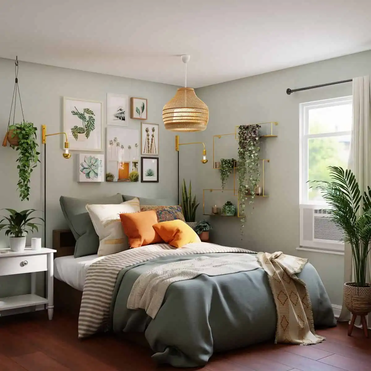 modern bedroom design-Floating Shelves