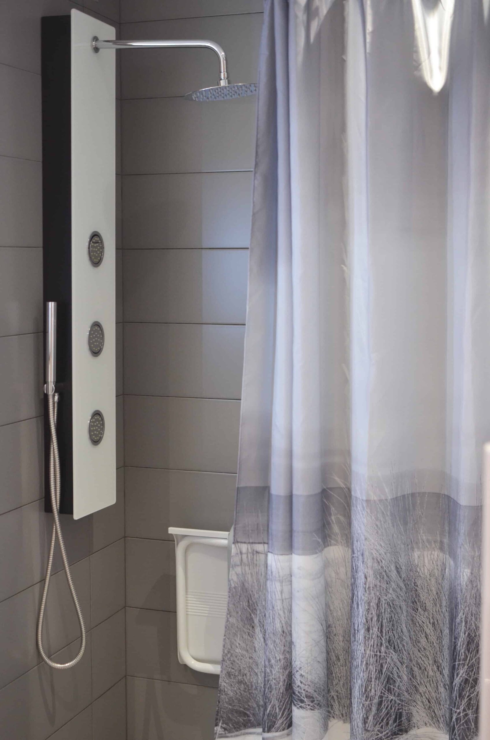 Jack and Jill Bathroom Ideas-opt for a corner shower