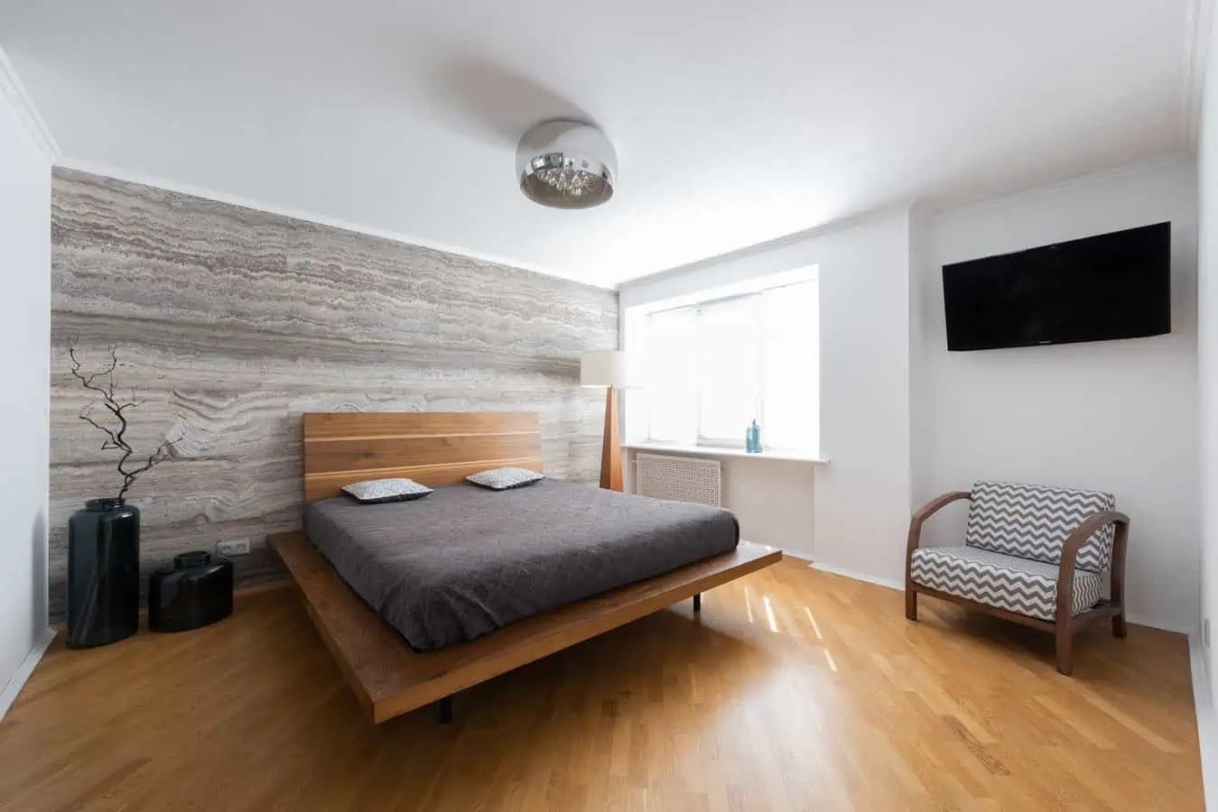 modern bedroom design-ultra minimalist