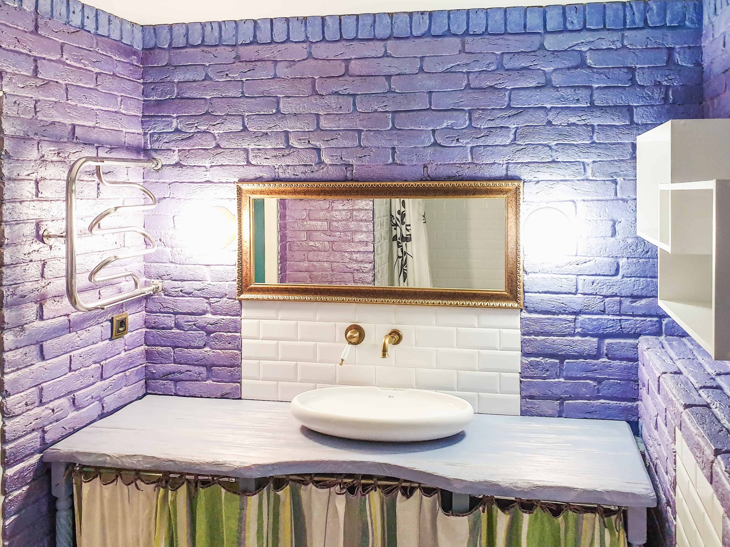 Jack and Jill Bathroom Ideas-pastel shades