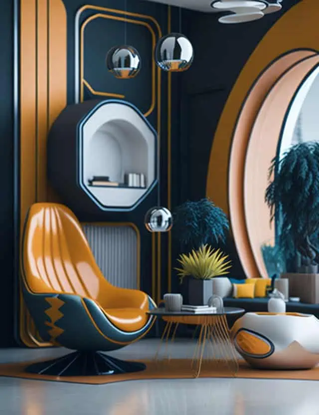 Interior Design Trends 2025-retro design