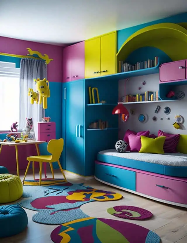 Interior Design Trends 2025-playful kid's spaces