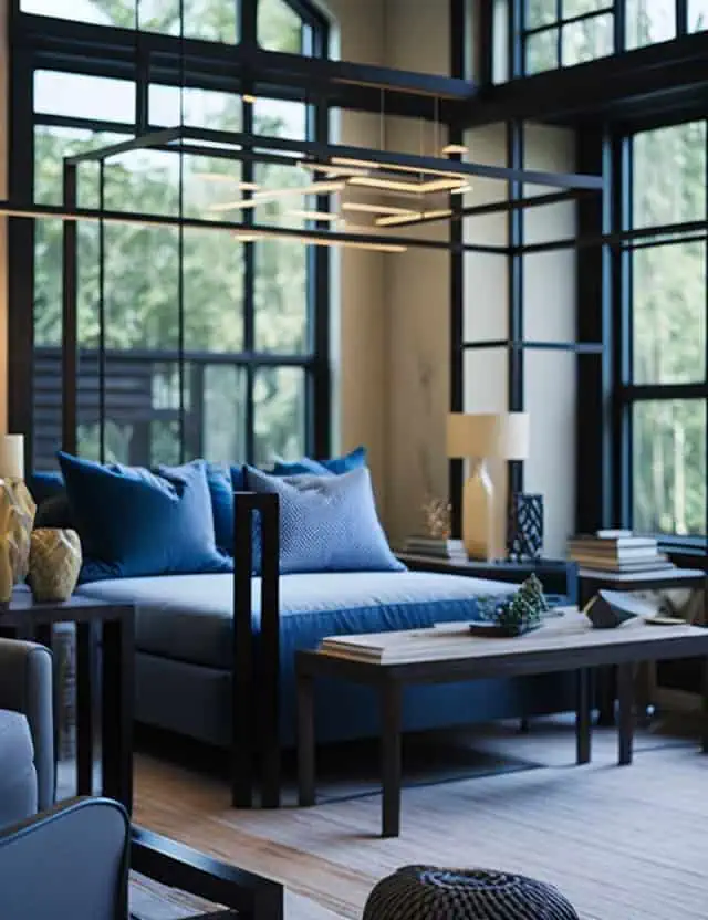 Interior Design Trends 2025-mixed material finishes