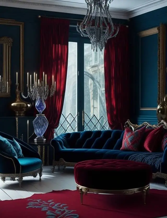 Interior Design Trends 2025-jewel tones