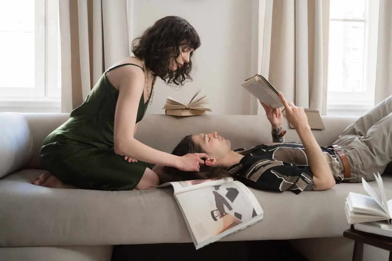 Romantic Book Reading