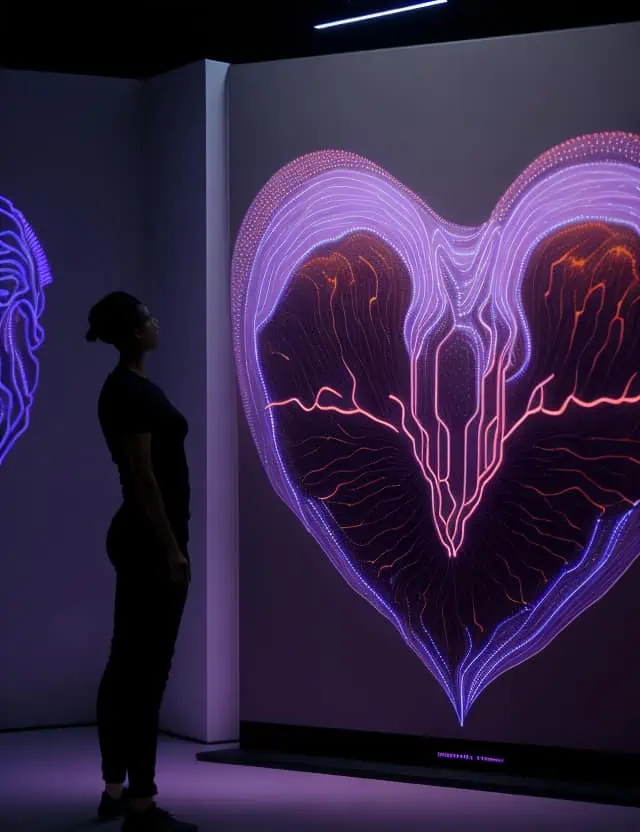 Interior Design Trends 2025-biometric art
