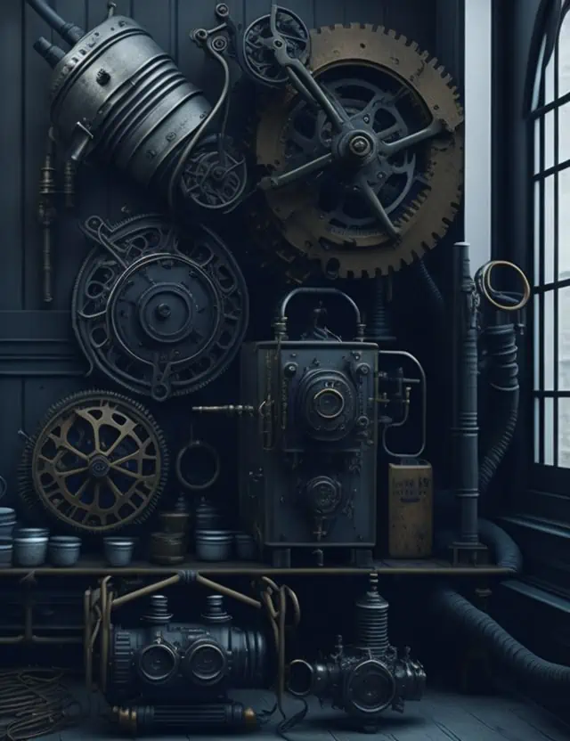 Interior Design Trends 2025-steampunk fusion