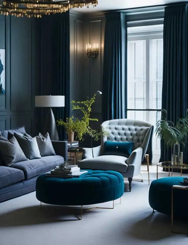 Interior Design Trends 2025-monochrome drama