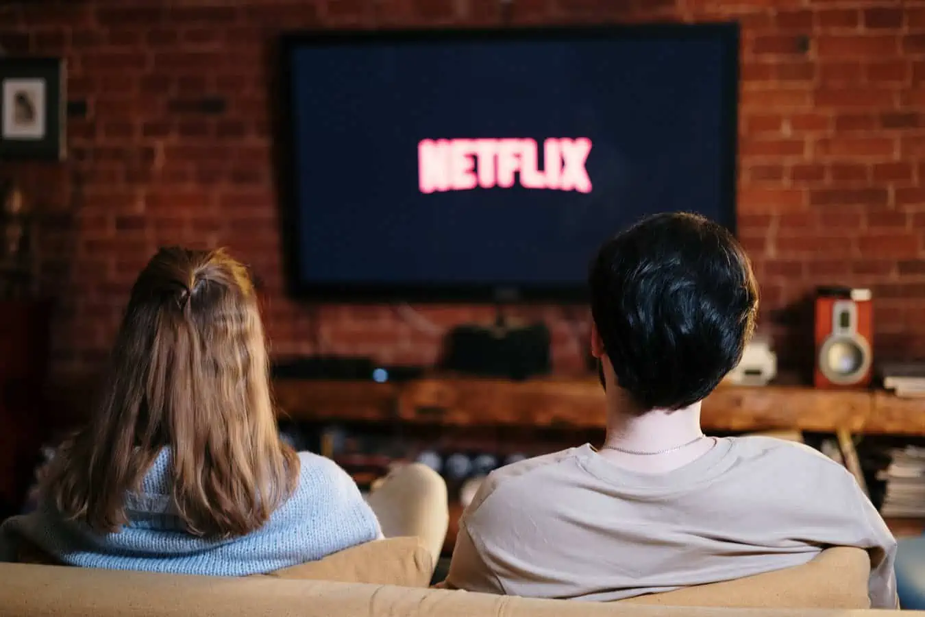 Living Room Romantic Date Night at Home-Love-Themed Movie Marathon