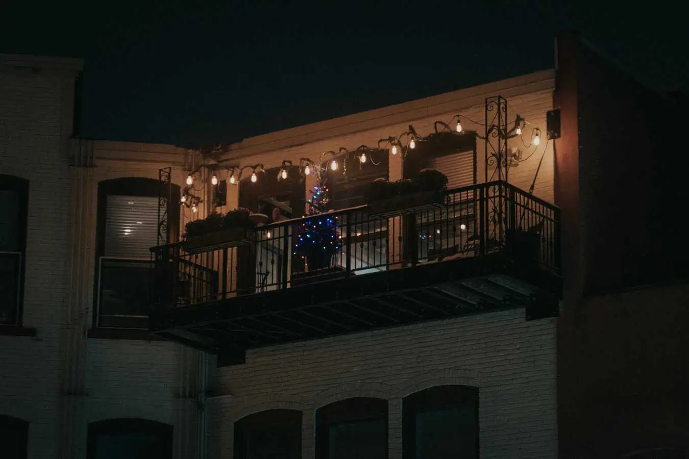 Juliet balcony-decorative lighting