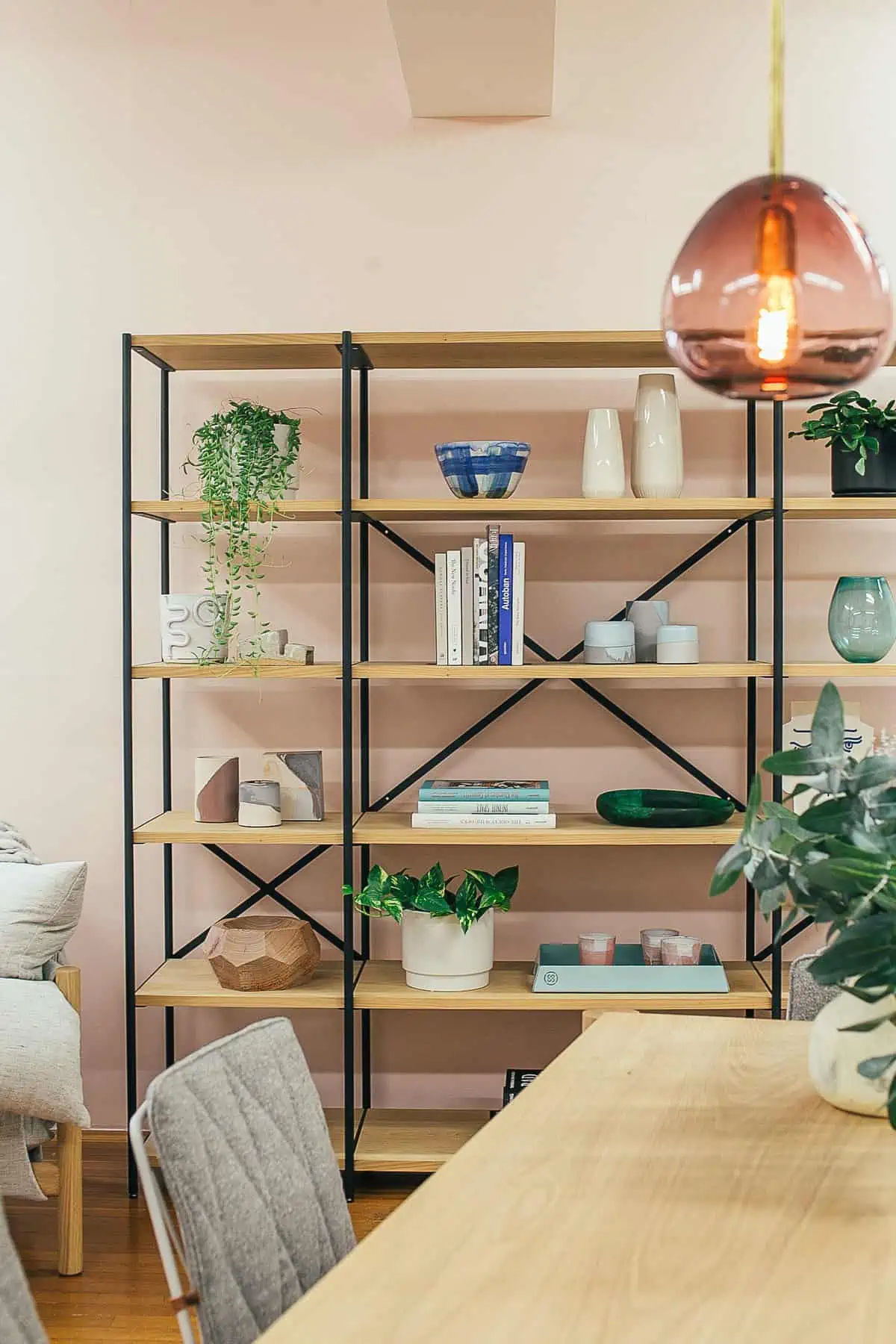 How to Declutter Living Room-vertical magazine rack