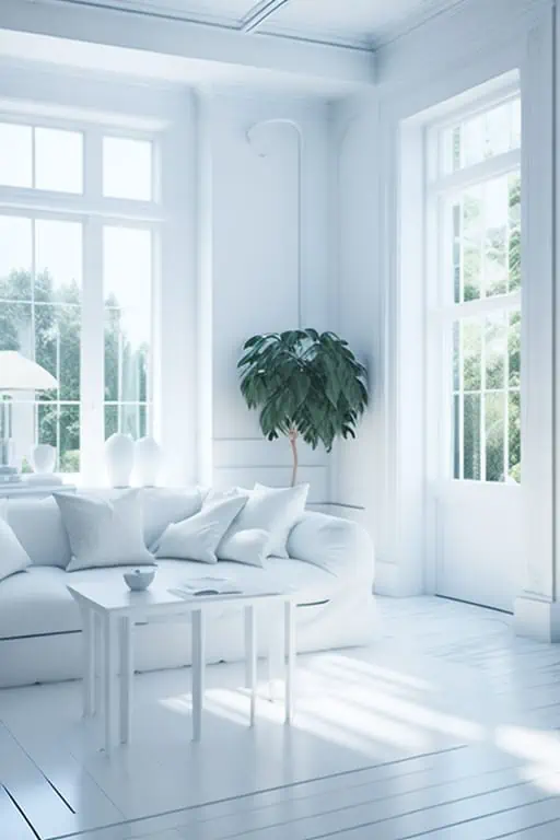 Interior Design Color Trends-minimalistic whites