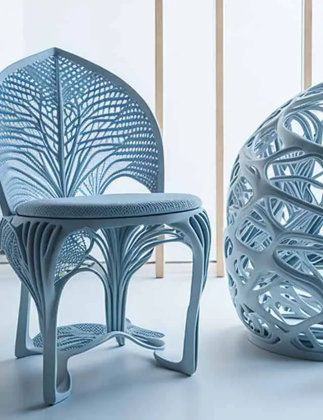 3D printed furniture design