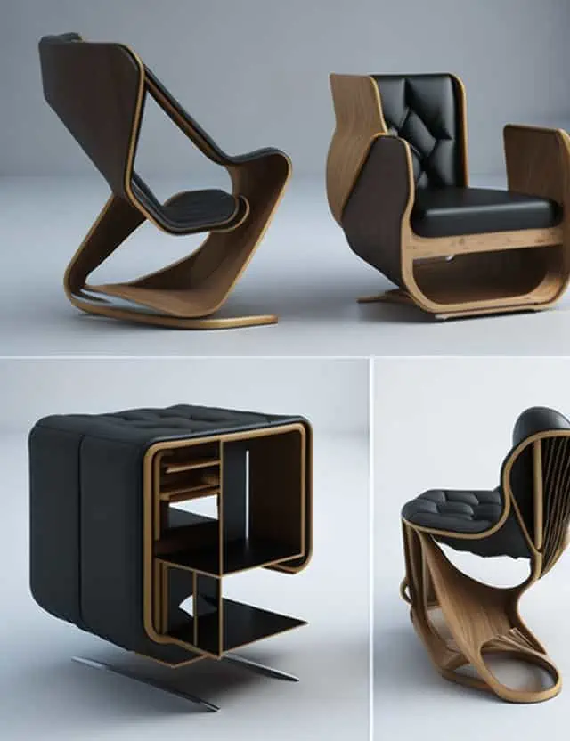furniture design trends 2024-mixed material