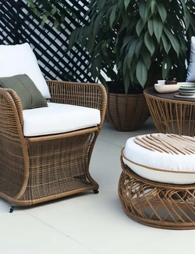 furniture design trends 2024-rattan furniture