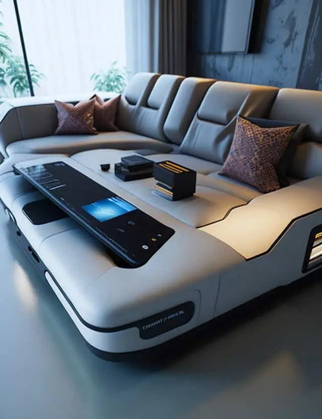 furniture design trends 2024-tech integrated
