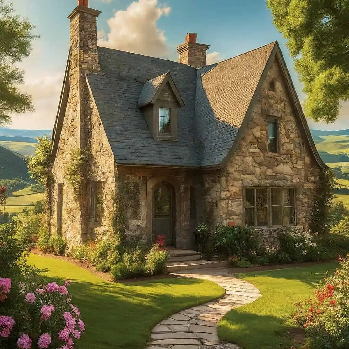 dream cottage-quaint facade