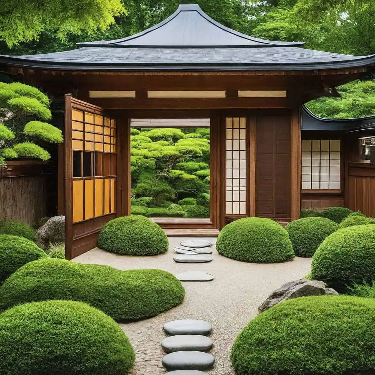 secret garden in cottage
