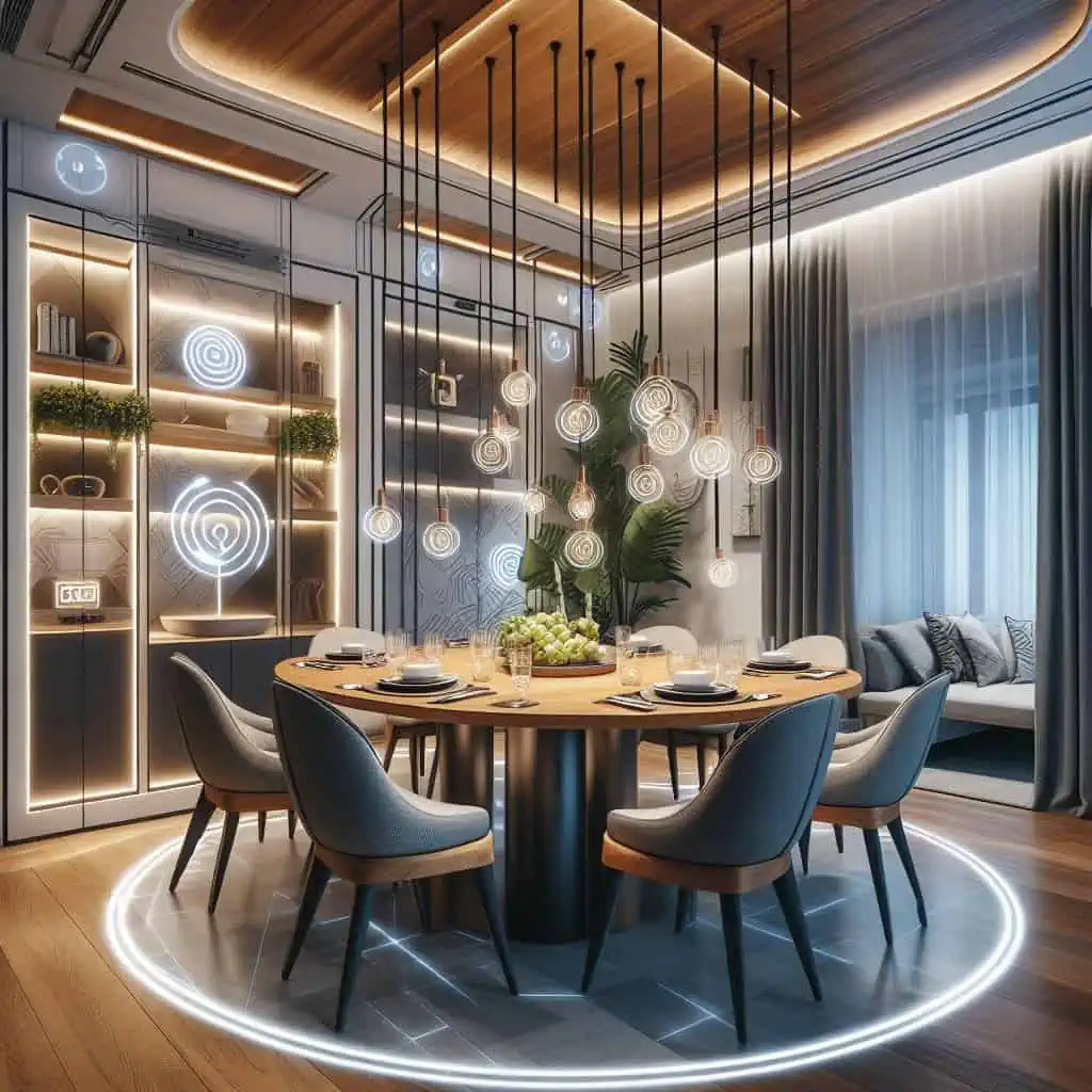 tech integrated dining furniture