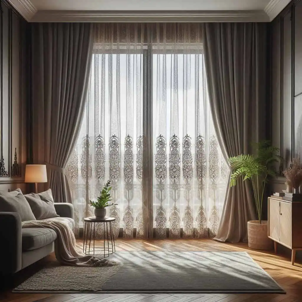 best curtain for window-black out and sheer curtains