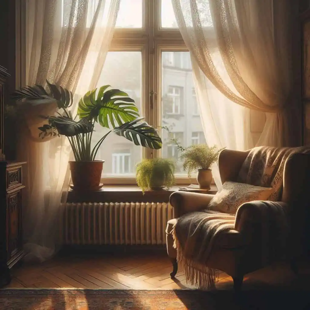 sheer curtain