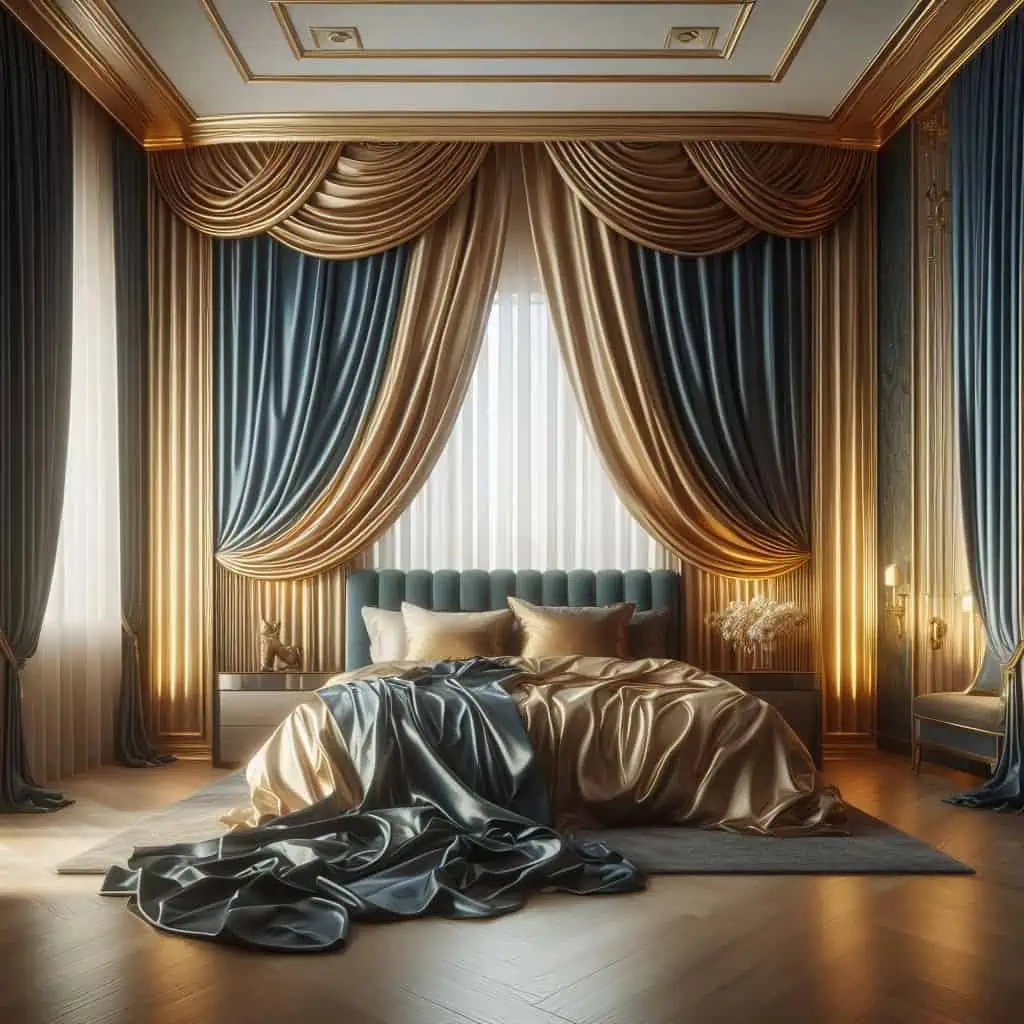 silk curtain